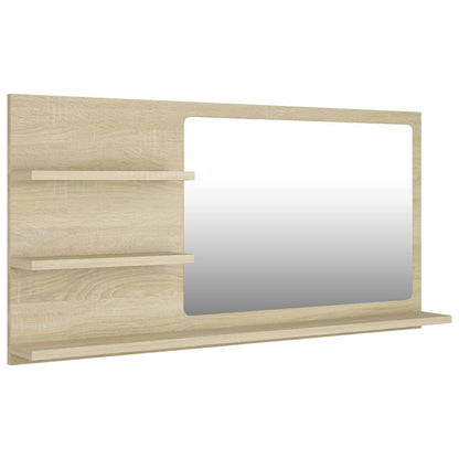 Bathroom Mirror Engineered Wood in Various Colors and Sizes