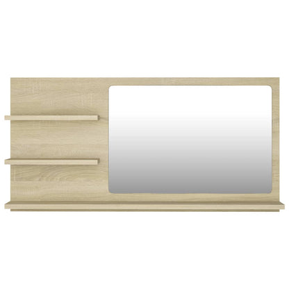 Bathroom Mirror Engineered Wood in Various Colors and Sizes