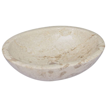 Sink Cream 53x40x15 cm Marble