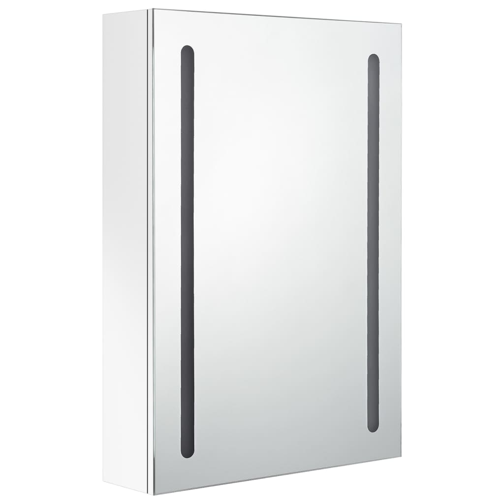 LED Bathroom Mirror Cabinet Shining White 50x13x70 cm - Bend