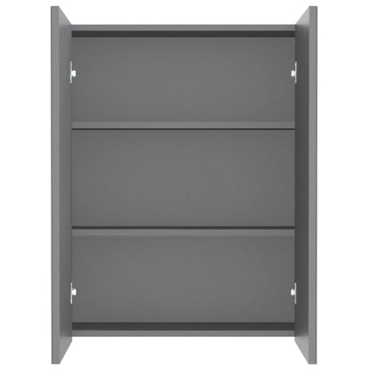 Bathroom Mirror Cabinet 60x15x75 cm MDF Anthracite - Bend