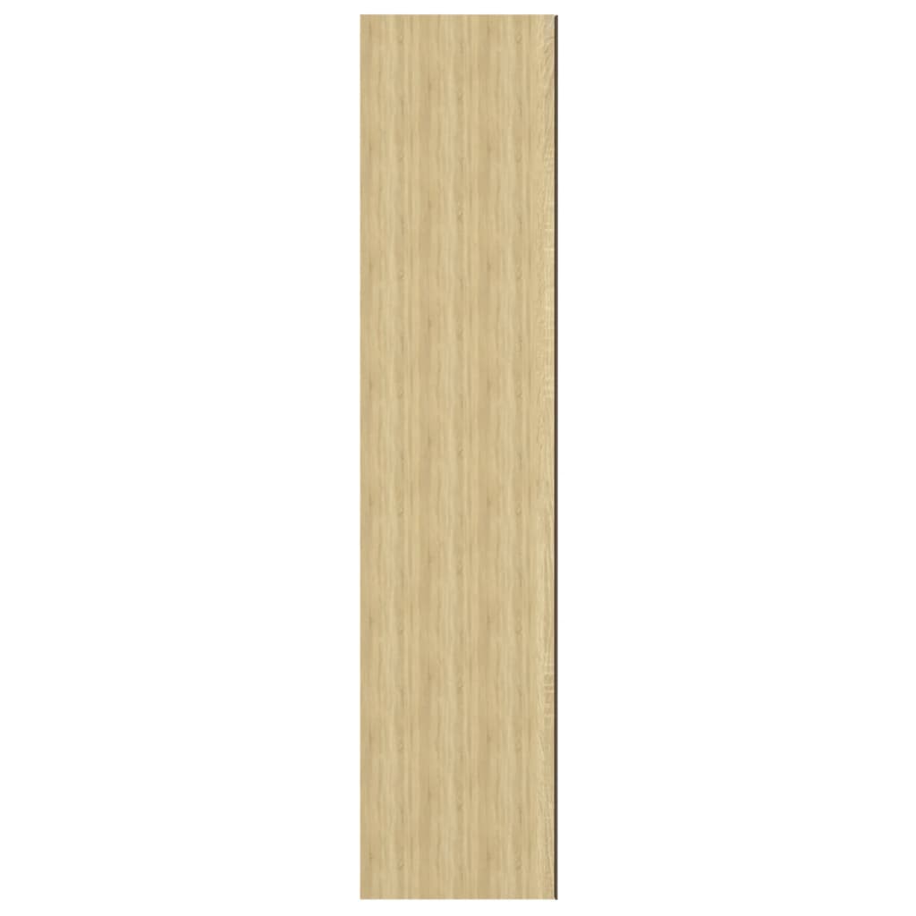 Bathroom Mirror Cabinet 60x15x75 cm MDF White and Oak - Bend