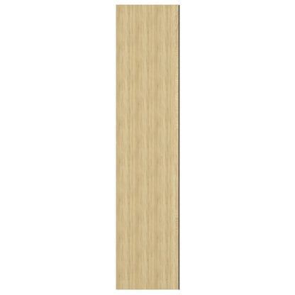 Bathroom Mirror Cabinet 60x15x75 cm MDF White and Oak - Bend