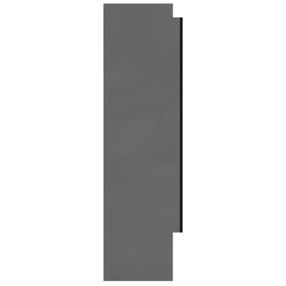 Bathroom Mirror Cabinet 80x15x60 cm MDF - Various Finishes