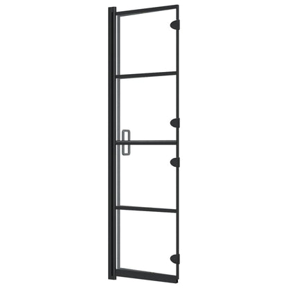 Folding Shower Enclosure ESG 80x140 cm Black - Bend