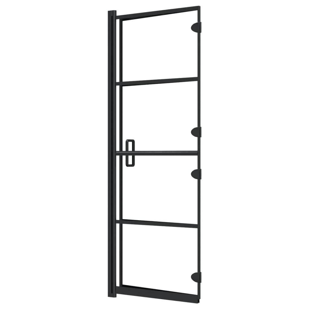 Folding Shower Enclosure ESG 100x140 cm Black - Bend