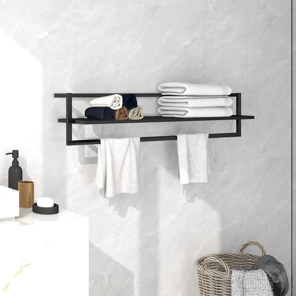 Black Iron Towel Shelf - Bend