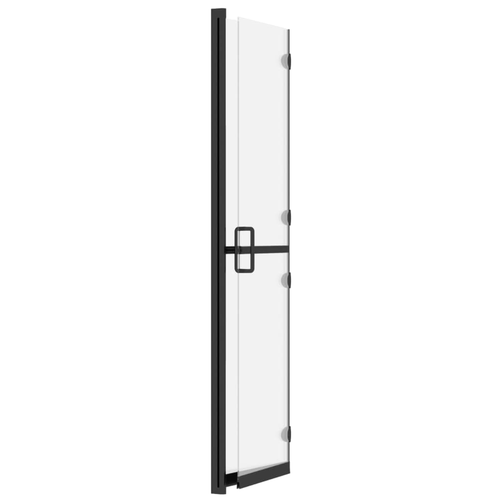 Foldable Walk-in Shower Wall Frosted ESG Glass 70x190 cm - Bend