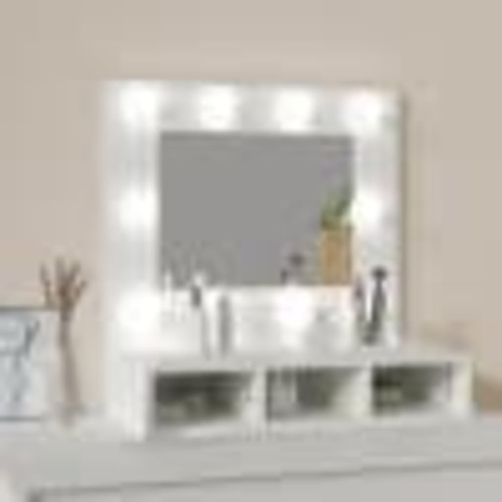 Mirror Cabinet with LED White 60x31.5x62 cm - Bend