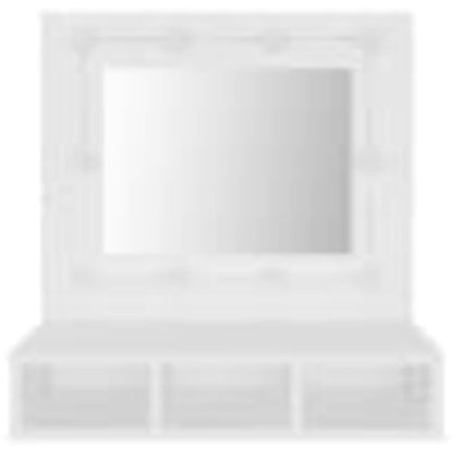 Mirror Cabinet with LED White 60x31.5x62 cm - Bend