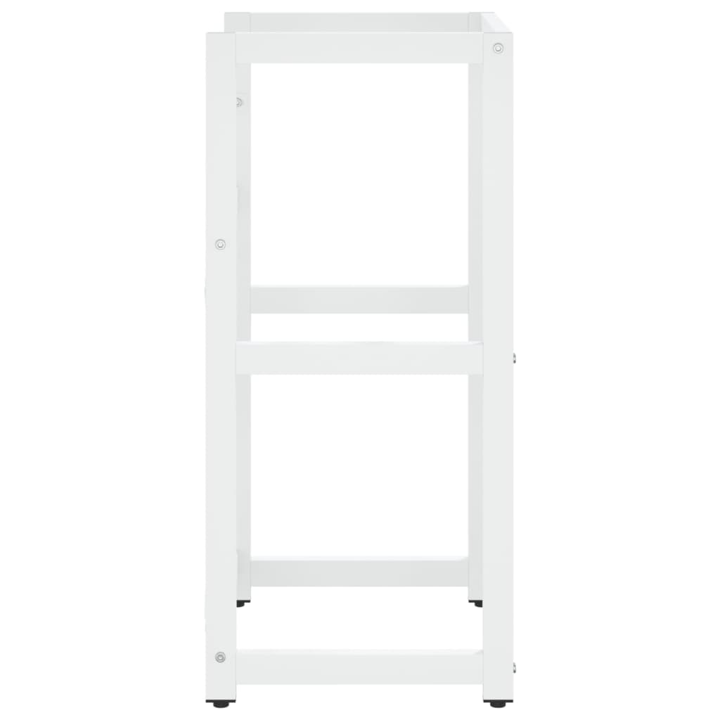 Bathroom Washbasin Frame White 40x38x83 cm Iron - Bend