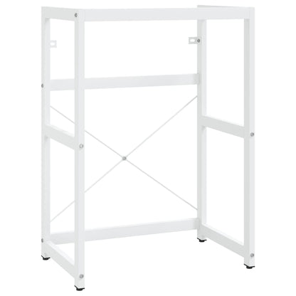 Bathroom Washbasin Frame White 59x38x83 cm Iron - Bend