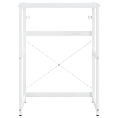 Bathroom Washbasin Frame White 59x38x83 cm Iron - Bend