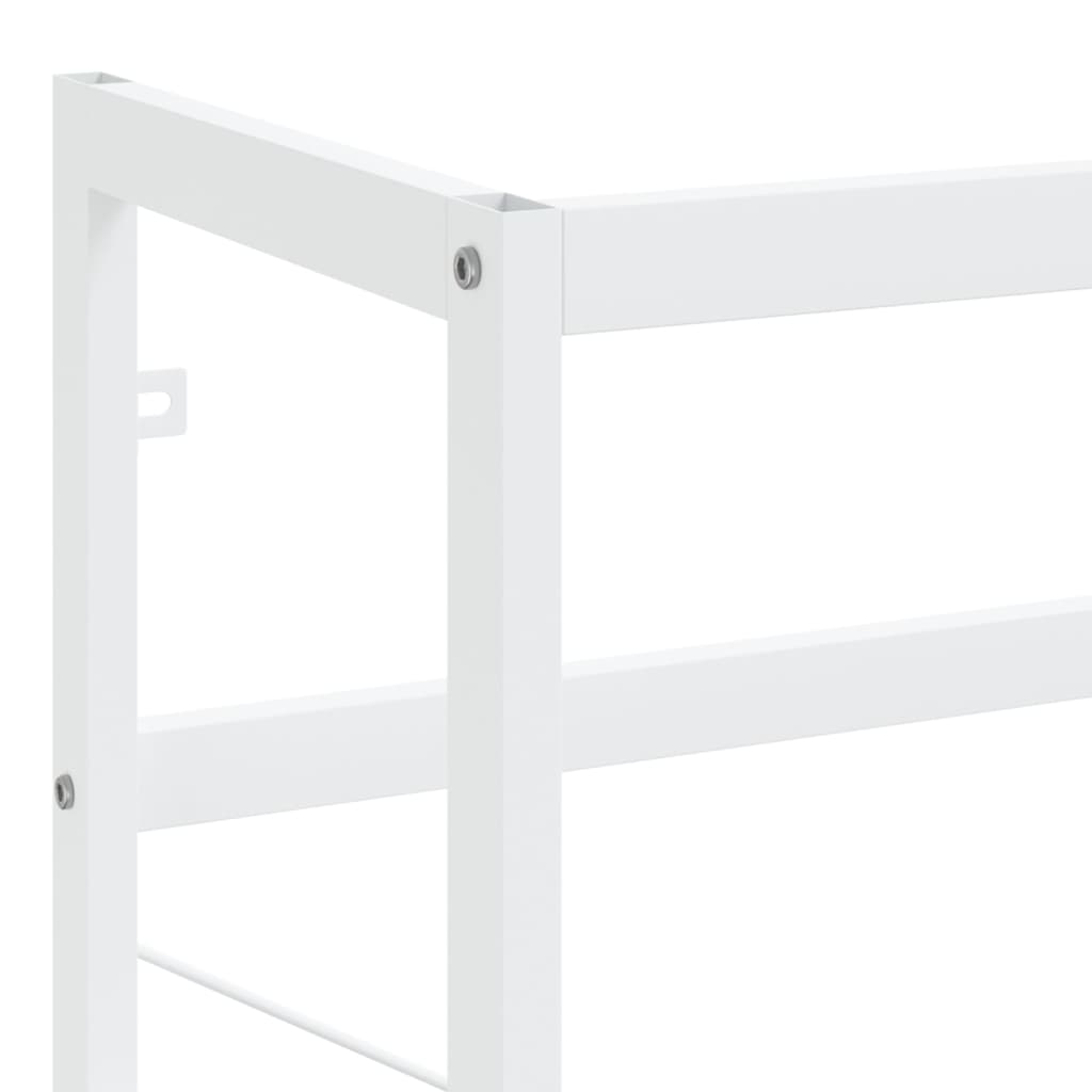 Bathroom Washbasin Frame White 59x38x83 cm Iron - Bend