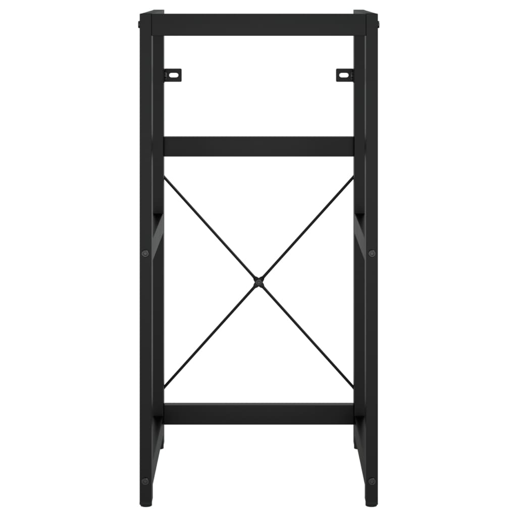 Bathroom Washbasin Frame Black 40x38x83 cm Iron - Bend