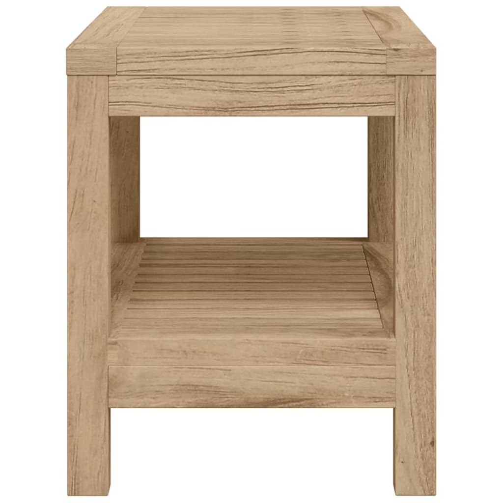 Bathroom Side Table 60x30x45 cm Solid Wood Teak - Bend