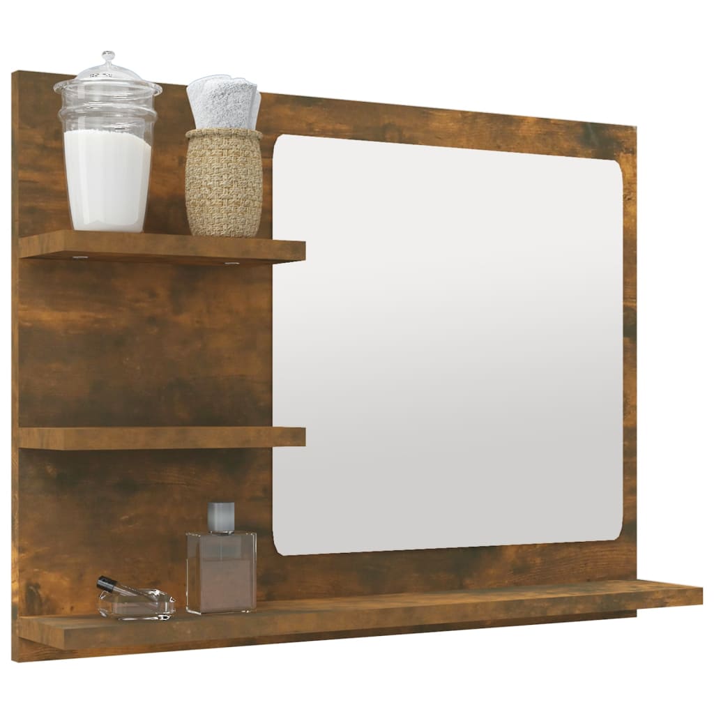 Bathroom Mirror Engineered Wood in Various Colors and Sizes