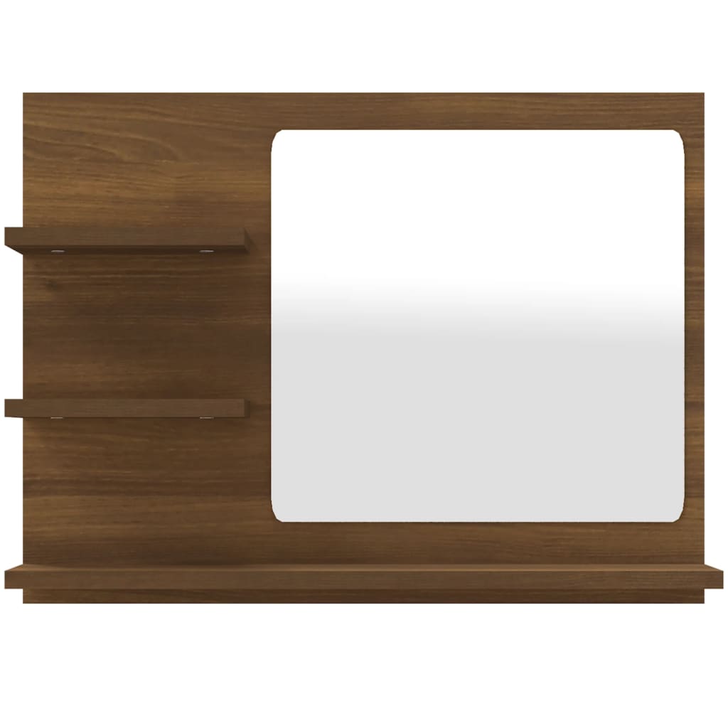 Bathroom Mirror Engineered Wood in Various Colors and Sizes