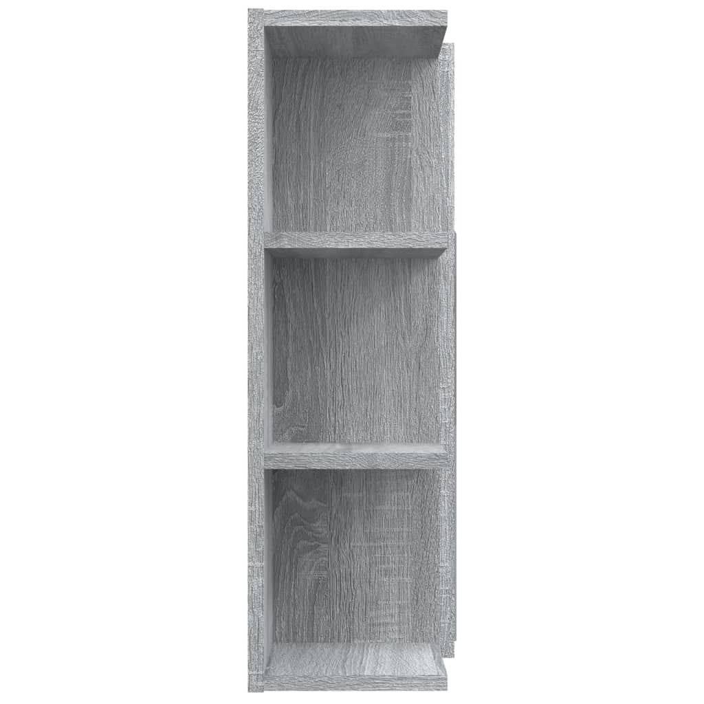 Bathroom Mirror Cabinet Grey Sonoma 80x20.5x64cm Engineered Wood