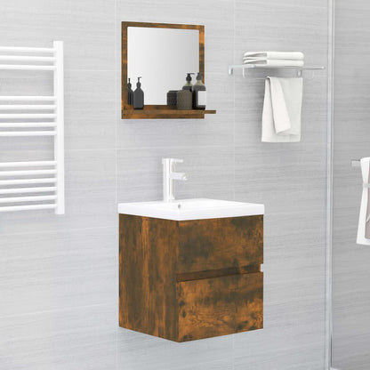 Bathroom Mirror Engineered Wood in Various Colors and Sizes