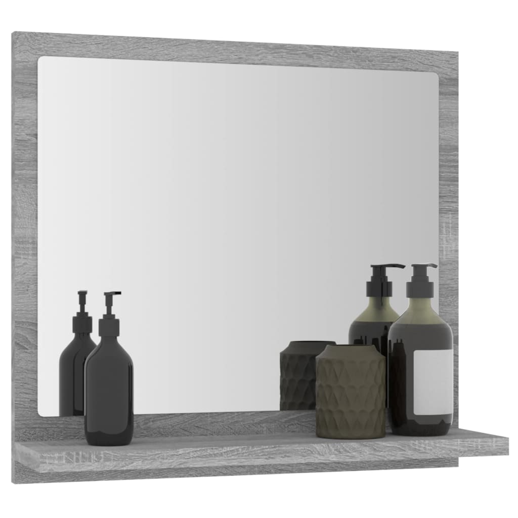 Bathroom Mirror Engineered Wood in Various Colors and Sizes