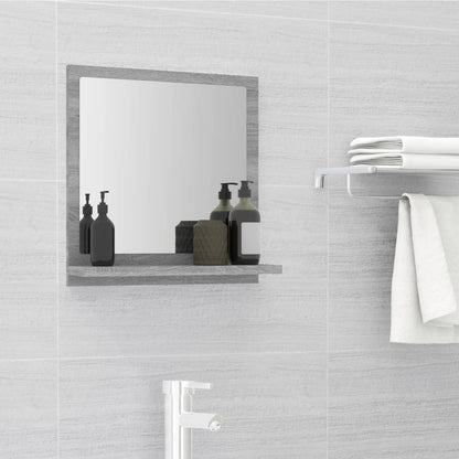 Bathroom Mirror Engineered Wood in Various Colors and Sizes