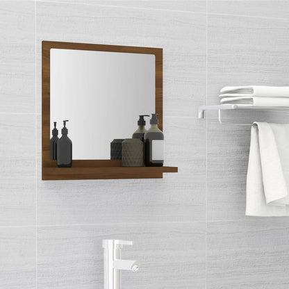 Bathroom Mirror Engineered Wood in Various Colors and Sizes