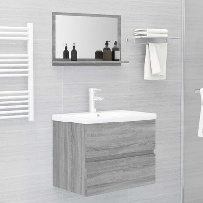 Bathroom Mirror Engineered Wood in Various Colors and Sizes