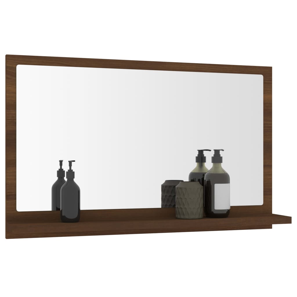 Bathroom Mirror Engineered Wood in Various Colors and Sizes