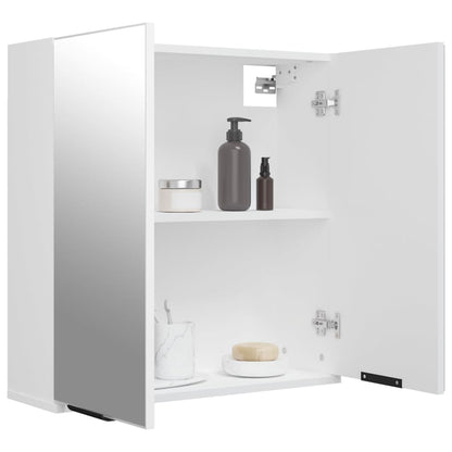 Bathroom Mirror Cabinet White 64x20x67 cm