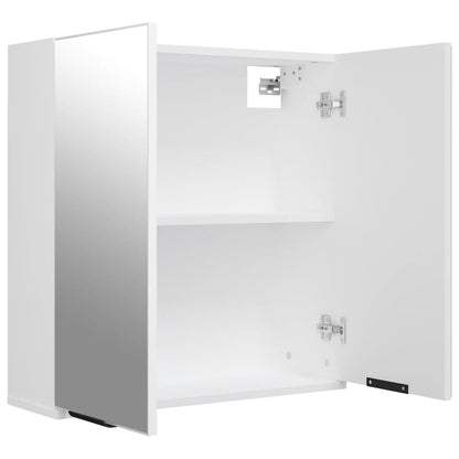 Bathroom Mirror Cabinet White 64x20x67 cm