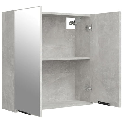 Bathroom Mirror Cabinet Concrete Grey 64x20x67 cm - Bend