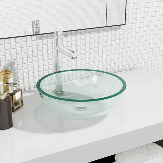 Basin Tempered Glass 35x12 cm Transparent