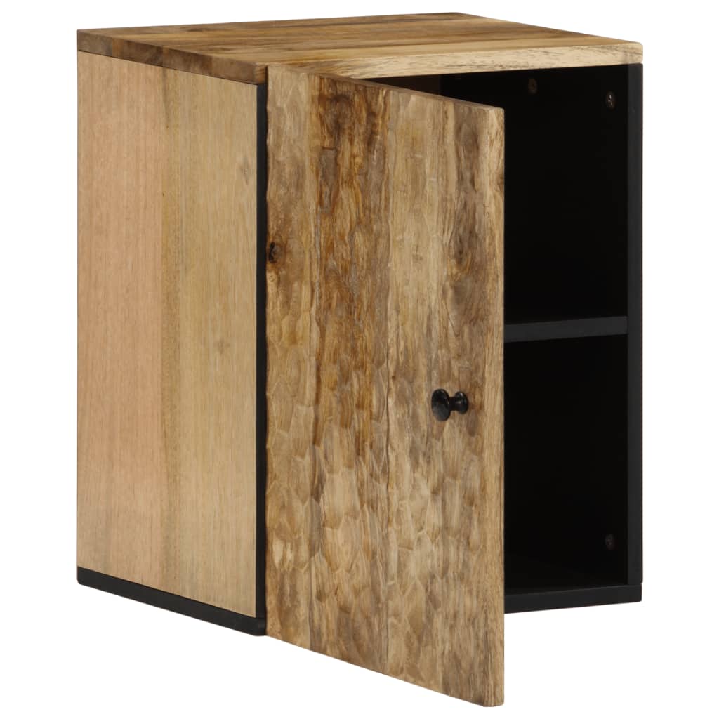 Bathroom Wall Cabinet 38x33x48 cm Solid Wood Mango - Bend