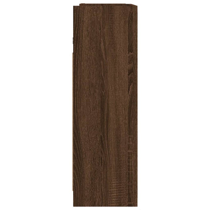 Bathroom Mirror Cabinet Brown Oak 62.5x20.5x64cm Engineered Wood - Bend