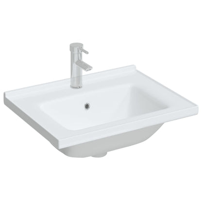 Bathroom Sink White 61x48x19.5 cm Rectangular Ceramic