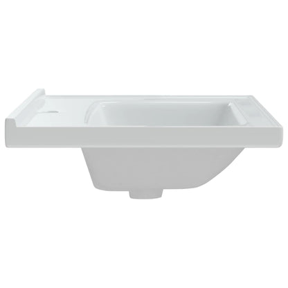 Bathroom Sink White 61x48x19.5 cm Rectangular Ceramic