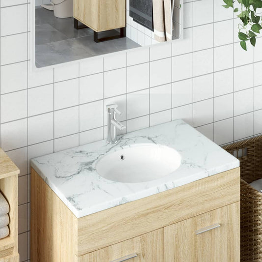 Oval Ceramic Bathroom Sink - Various Sizes Available