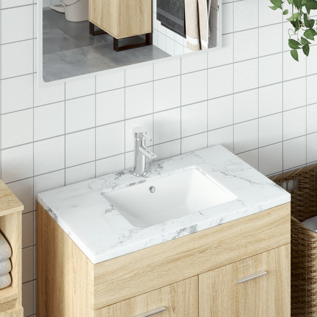 Rectangular Ceramic Bathroom Sink - Various Sizes Available