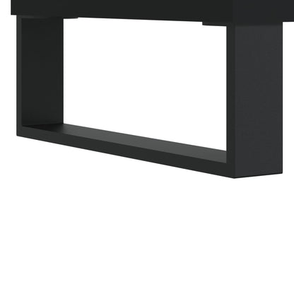 Modern Black Bathroom Storage Cabinet