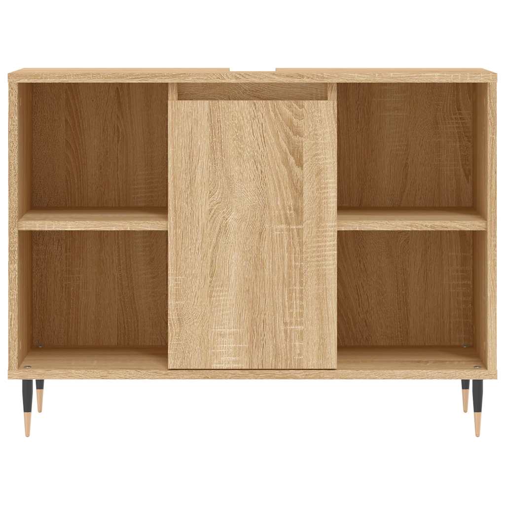 Bathroom Cabinet Sonoma Oak 80x33x60 cm Engineered Wood - Bend