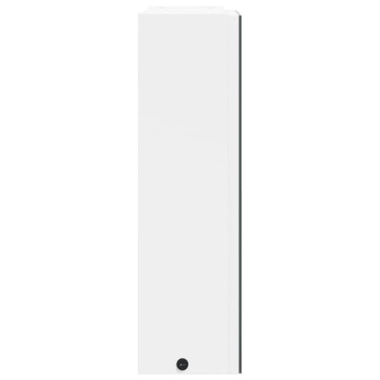 Bathroom Mirror Cabinet with LED Light White 45x13x52 cm - Bend