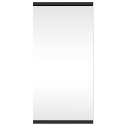 Corner Bathroom Mirror Cabinet Black 30x24x60 cm - Bend