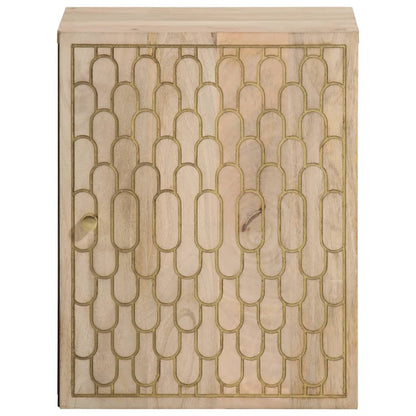 Bathroom Wall Cabinet 38x33x48 cm Solid Wood Mango - Bend