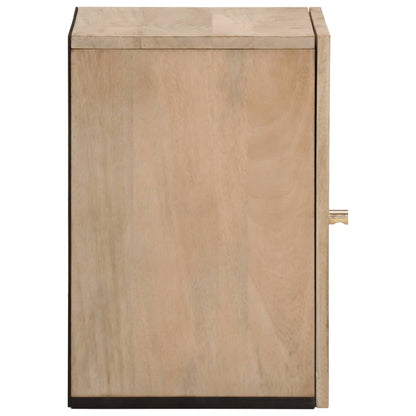 Bathroom Wall Cabinet 38x33x48 cm Solid Wood Mango - Bend