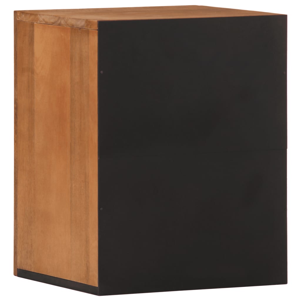 Bathroom Wall Cabinet 38x33x48 cm Solid Wood Mango - Bend