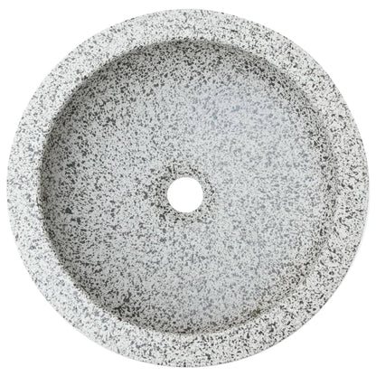 Countertop Basin Grey Round Φ41x14 cm Ceramic - Bend