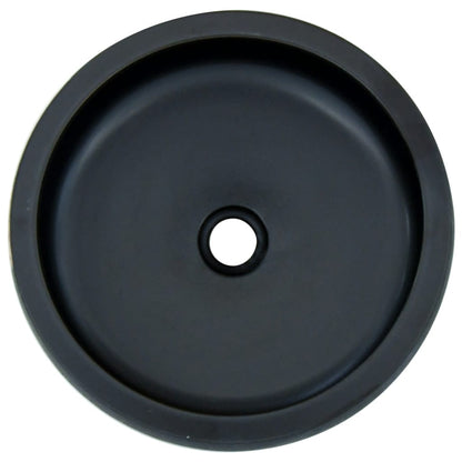 Countertop Basin Black and Blue Round Φ41x14 cm Ceramic - Bend