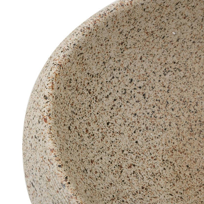 Countertop Basin Sand Oval 59x40x15 cm Ceramic