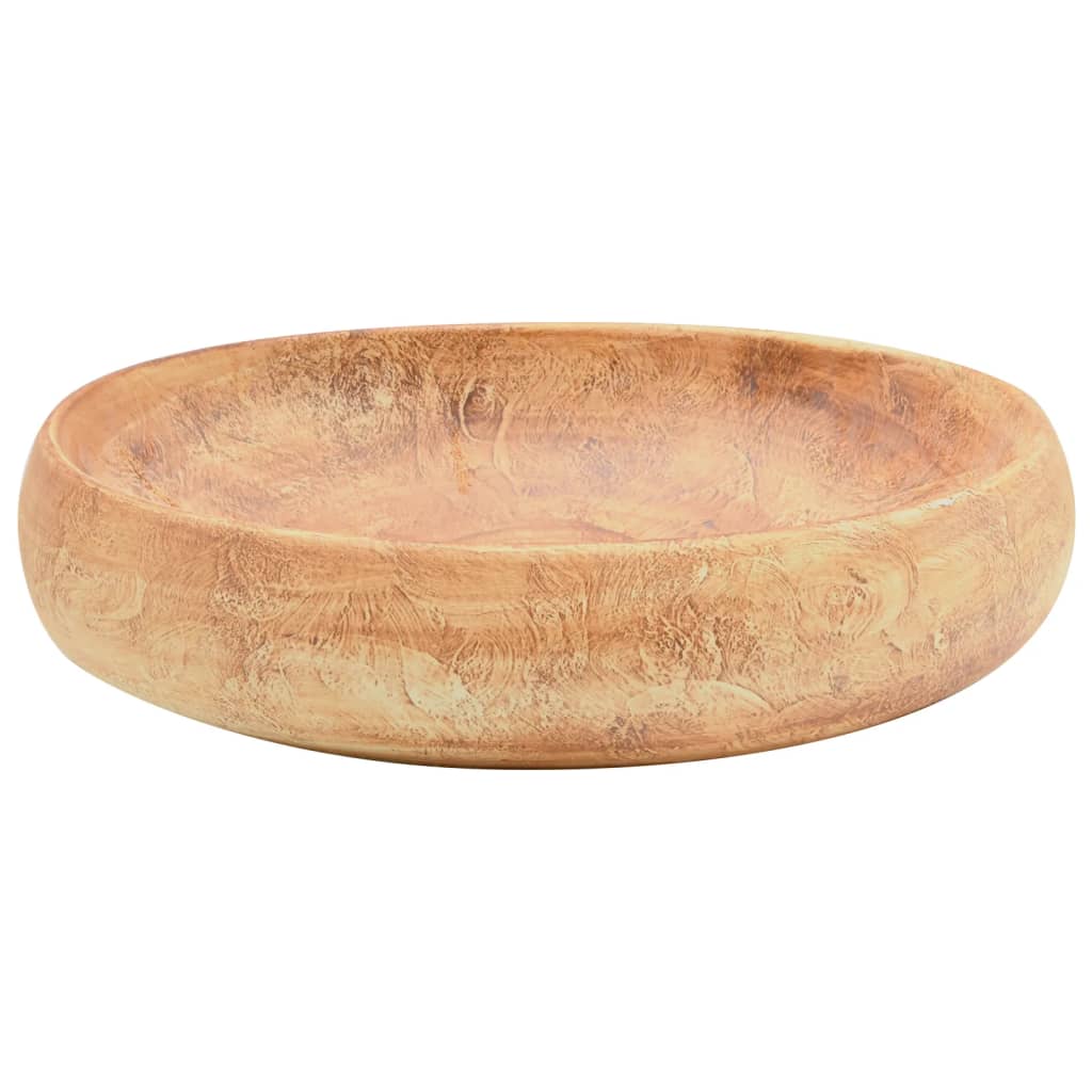 Countertop Basin Brown Oval 59x40x15 cm Ceramic - Bend